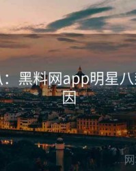 独家深扒：黑料网app明星八卦背后原因
