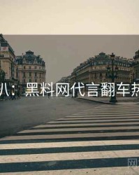 独家深扒：黑料网代言翻车热度逻辑